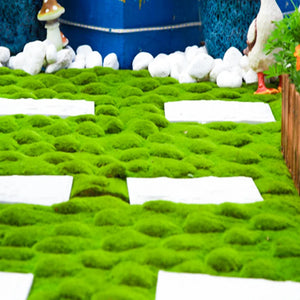 Artificial Plants Turf Moss Carpet Turf Grass Roll Outdoor Simulation Natural Micro Landscape Home Garden Wedding Decoration