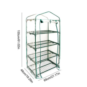 Portable Indoor Greenhouse For Home Outdoor Planting Greenhouse Shed Cover PVC Garden Warmer Clear Replacement Cover