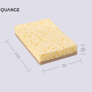 Natural Plant Based Scrub Sponge Pad Palm Fiber Dishwashing Kitchen Item Scrubber Non Scratch Compostable 2-Sided Sponges