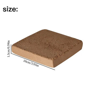 Coconut Coir Bricks Base Coir Pellet Soil Flowers Vegetables Fiber Coir Pellet Nutrient Soil Lightweight Plant Home Accessories