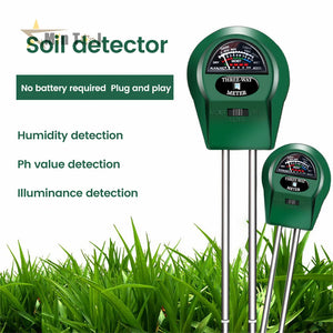 Soil PH Meter Sunlight PH Tester Flowers Soil Moisture Sensor Meter Plants Acidity Humidity PH Monitor Garden Tool