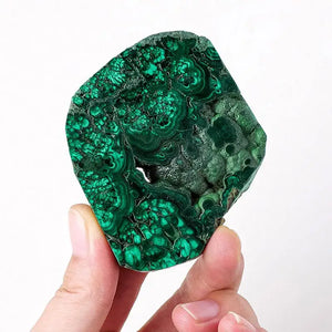 Natural Green Malachite Raw Specimen Mineral Collection Precious Crystal Malachite Stones Slices for Home Garden decor ornaments