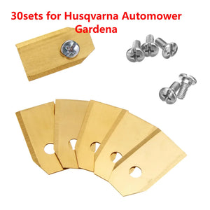 150pc Stainless steel Lawn Mower Cutting Blades W/Screw Kit Replacement For Husqvarna Automower/Gardena Robotic Lawnmower Repair