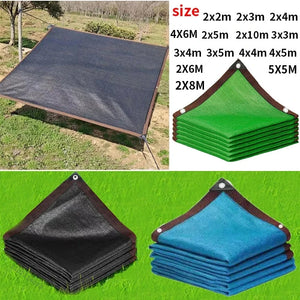 12-pin Sunshade Net Anti-ultraviolet Awning Plant Cover Net for Outdoor Garden Courtyard Swimming Pool Balcony Shade Cloth