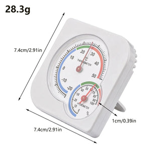 Outdoor Indoor Thermometer Hygrometer Temperature Humidity Gauge Meter for Humidors Greenhouse Garden Cellar