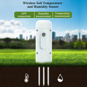 Tuya Zigbee Soil Moisture Meter Temperature Humidity Detector Smart Plant Monitor IP67 Waterproof Garden Assistant Smart Life