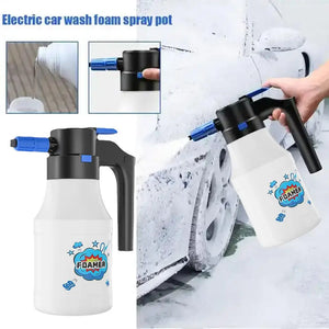 1.5L Powerful Electric Car Washer Foam Sprayer Multifunctional Auto Wash Foam Spray Bottle For Garden Watering Home Cleaning