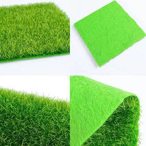 Artificial Fake Moss Decorative Lawn Turf Green Grass DIY Mini Fairy Garden Plants Micro Landscape Decoration Simulation Plants