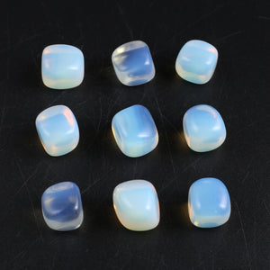 10pcs Opalite Ornaments Irregular Opal Polished Healing Fish Tank Garden Home Decor Craft Natural Stone Mineral DIY Jewelry