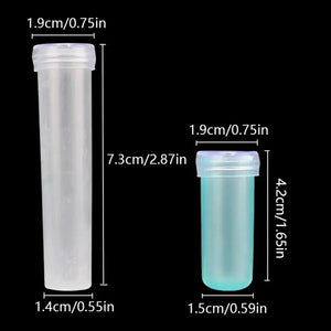 20Pcs Plastic Fresh Flower Nutrition Tube With Cap Water Storage Tube Keep Fresh Hydroponic Container Floral Water Tube