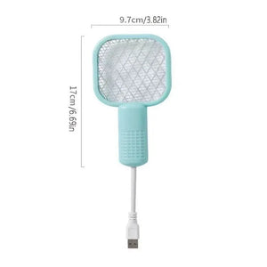 USB Mosquito Swatter Trap Pest Control Mini Electric Shock Insect Racket Portable UV Light Fly Bug Zapper Summer