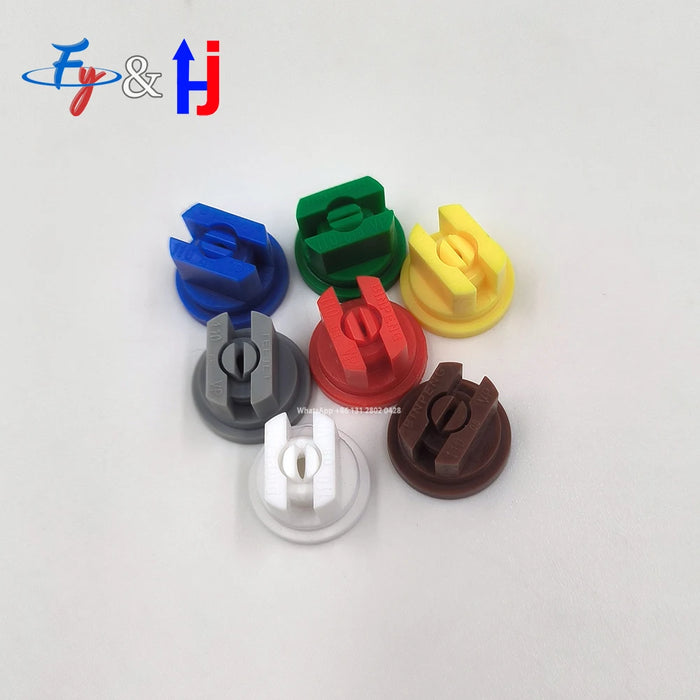 10PCS Agriculture Pesticide Spray Boom Jet Nozzle Tip, Flat Fan Shape, TP TPU, Angle110, Orchard Garden Weed Plastic POM