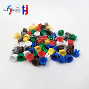 10PCS Agriculture Pesticide Spray Boom Jet Nozzle Tip, Flat Fan Shape, TP TPU, Angle110, Orchard Garden Weed Plastic POM