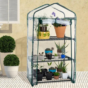 Garden Greenhouse Cover Plants Keep Warm Sunroom For Flowers Gardening Protection Net Cover Windows Plant Room (No Iron Stand)