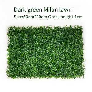 Artificial Plant Wall Lawn 40x60cm Plastic Artificial Turf Home Garden Shop Shopping Center Home Decoration Green Carpet Grass