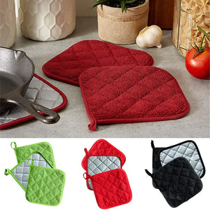 Heat Resistant Towel Pot Holders Cotton Non-slip Mat holder  Holder  Hot Pads Table Placemat Accessories Kitchen Baking