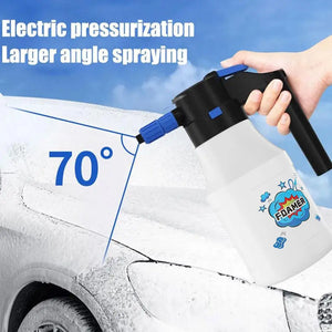 1.5L Powerful Electric Car Washer Foam Sprayer Multifunctional Auto Wash Foam Spray Bottle For Garden Watering Home Cleaning