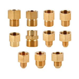 1/2 3/4"  Thread Quick Connector Brass Garden Watering Adapter Drip Irrigation Copper Hose Quick Connector Fittings 1 Pcs