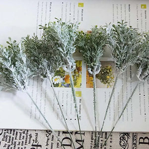 Simulation flower green plant plastic 6 branches pomelo citrus quality good home garden turf distribution Christmas decor plan