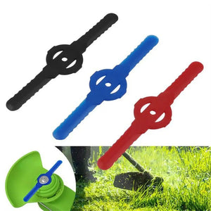 10PCS Lawn Trimmer Lawn Mower Blade Replace Blade Automatically Fold Grass Trimmer Blade Plastic Yard