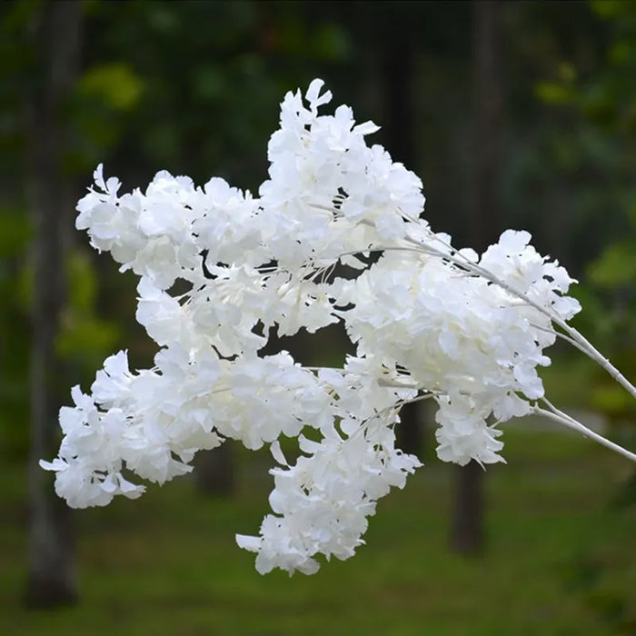 Snow Covered Sky star Cherry Blossom Artificial Flowers Wedding Arch Ceiling Decoration Home Party Decoration DIY Fake  Flowers