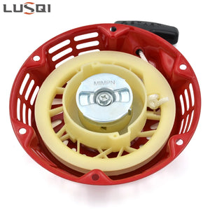 LUSQI Recoil Starter + Sleeve + 6 Screws+Spare Handle For Honda 168F 170F GX120 GX140 GX160G X200 163CC 196CC Engine Lawn Mower