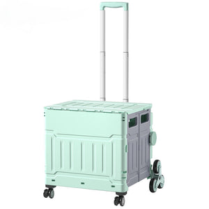 50L Large Capacity Folding The Folding Shopping Cart Trolley The Outdoor Vehicle Home Uses The Courier and Ports.