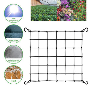 Garden Trellis Fruit Tree Protective Elastic Scrog Climbing Plants Net Mesh Hydroponics Grow Tent Plant Support Trellis Netting