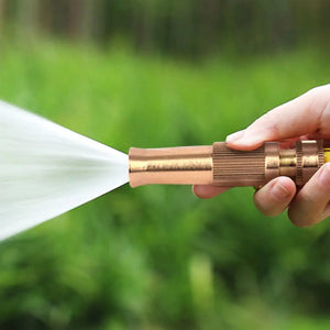 Useful Water Spray Nozzle Efficiency Lawns Garden Hose Nozzle Sprayer Strong Impulse Copper Alloy Spray Nozzle Outdoor Supply