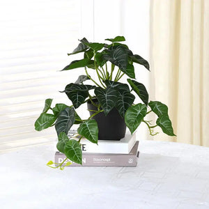 High Quality Artificial Plants Turtle Palm Leaf for Vase Pot Fake Tropical Wedding Table Living Room Home Garden Christmas Decor