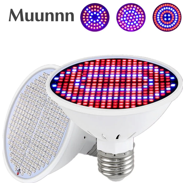 LED E27 Grow Light Full Spectrum Greenhouse LED Growing Lights For Indoor Hydroponics Plant Bulb 126 200 300 leds Phyto Lamp