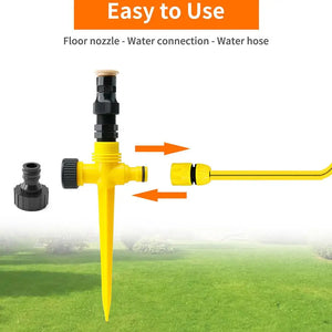 Garden Sprinkler 360° Rotation Irrigation Watering System Automatic Agriculture Lawn Farm Greenhouse Plant Watering Sprinkler