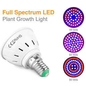 3PCS LED Grow Full Spectrum Bulb E27 E14 GU10 MR16 220V Greenhouse Hydroponic Lamp Grow Light For Indoor Plant Phyto FlowerLamp