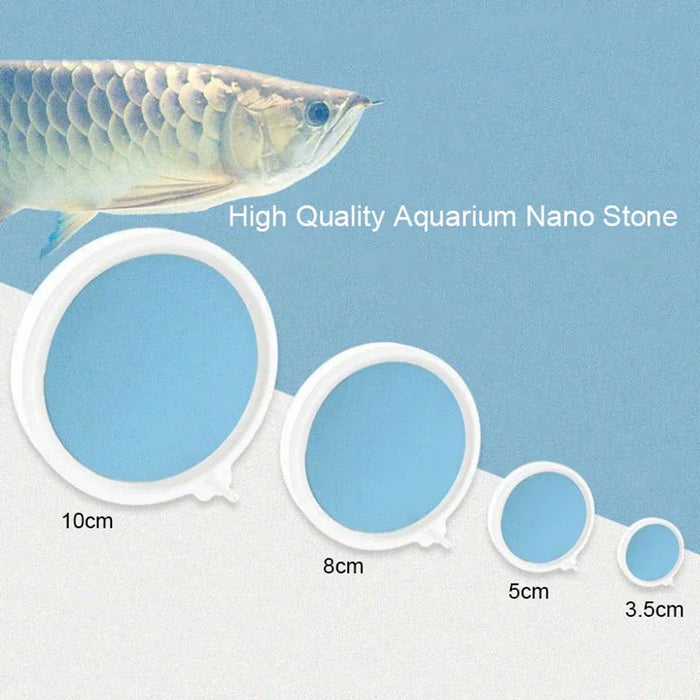 Blue 35/50/80/100mm Fish Tank Aquarium Nano Air Stone Oxygen Aerator Air Bubble Pond Pump Hydroponic Oxygen Supply Accessories