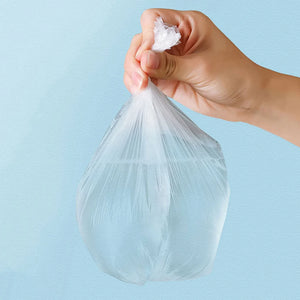 100Pcs ( 5Rolls ) Small Biodegradable Compostable Garbage Bag Household Desktop Mini Trash Bag