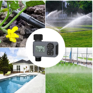 Automatic Water Timer Intelligent Irrigation Watering System Sprinkler Timer Garden Irrigation Equipment LCD Display