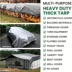 Tarpaulin Garden Cover Waterproof Awning Awning Canvas Oil Cloth Waterproof Canopy for Garden Plants, 0.32mm, Made of Polyethyle