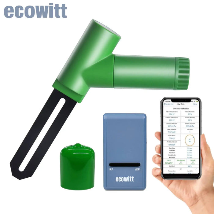 Ecowitt GW1106 Soil Moisture Monitor with WiFi Weather Station Gateway, Plant Water Monitor, Soil Hygrometer Sensor for Garden