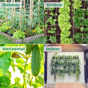 Multi Use Plant Trellis Netting Heavy-Duty Polyester Plant Support Vine Climbing Hydroponics Garden Net Accessories