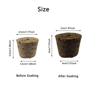 Soilless Cultivation Nursery Blocks Compressed Peat Soil Pellets Garden DIY Hydroponic Growing Block Promoting Plants Growth