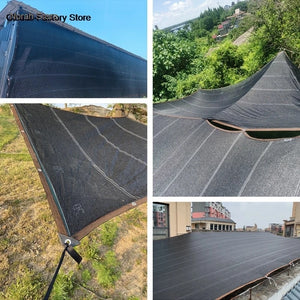 Black Sun Shade Net Anti-UV Garden Buildings Greenhouse Plant Sun Shelter Cover Balcony Shadow Mesh Gazebo Shading Awning ﻿﻿