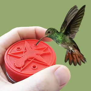 Nectar Feeding Station Cup Household Hummingbird Drinker Handheld Outdoor Bird Food Container Garden Accessories Hand Feeder