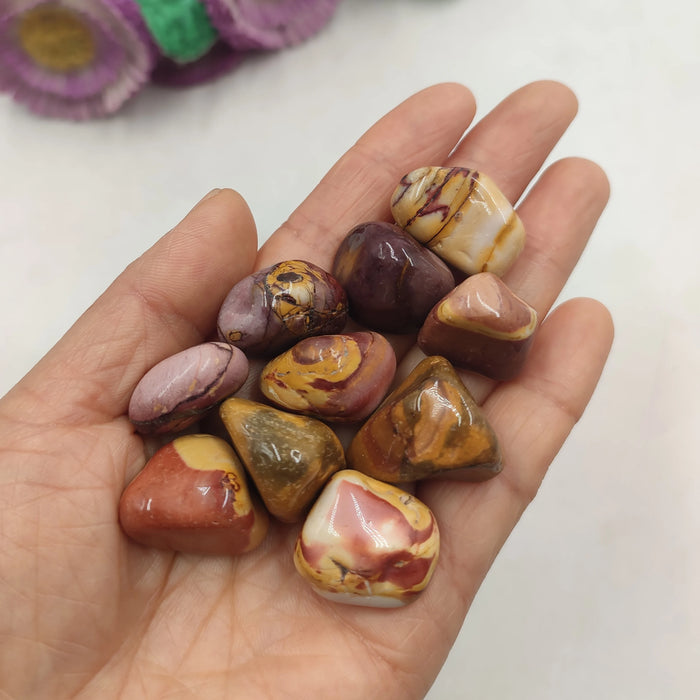 1pc Natural Mookaite Irregular Shape Tumbled Stones Gravel Rock Crystal Healing Energy Gemstone Mineral Home Garden Decoration