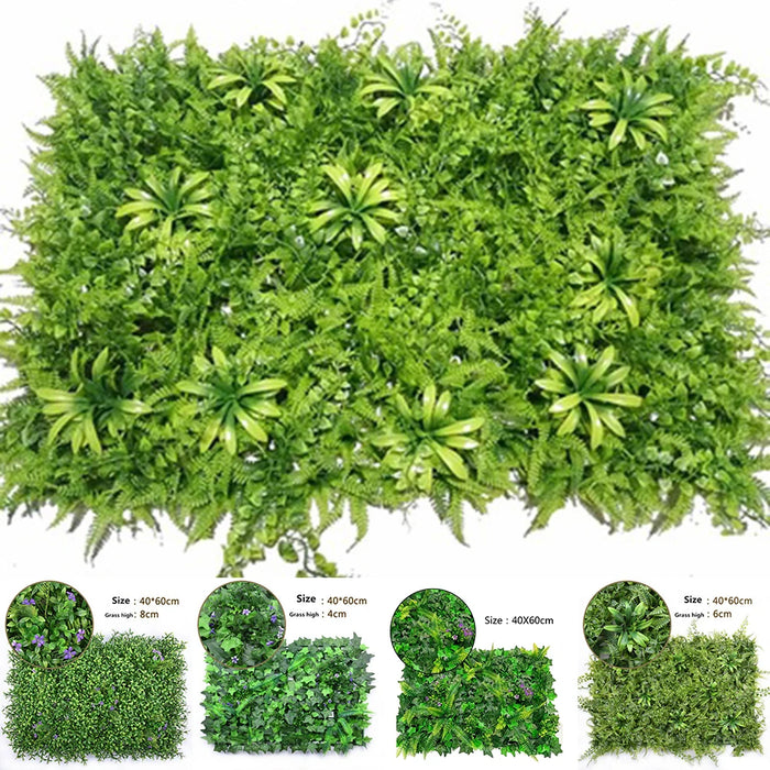 40×60cm Artificial Plant Lawn Background Wall Simulation Grass Leaf Wedding Decoration Green Carpet Turf Home Wall Decoration