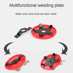 5-tooth Blade Garden Mower Multi-function Weeding Disc Steel Dual-purpose Cutting Head Trimmer Garden Power Tools