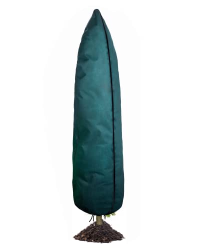 EBaokuup Zip A Tree Plant Covers Freeze Protection,79" H x 24" W Frost Blankets for Outdoor Plants,Warm Plant Protection Cover Bags for Cedars, Juniper, Cypress Trees (Medium)
