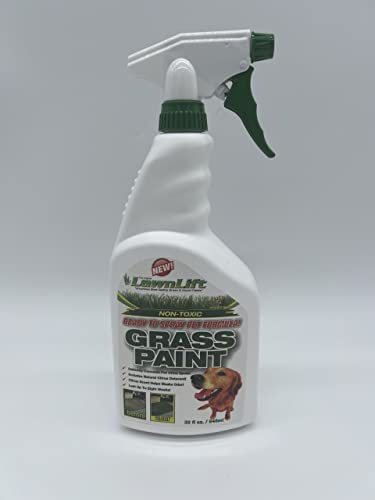 LawnLift Ready to spray Lawn paint. No Mixing required. Covers up to 100 sq. feet.