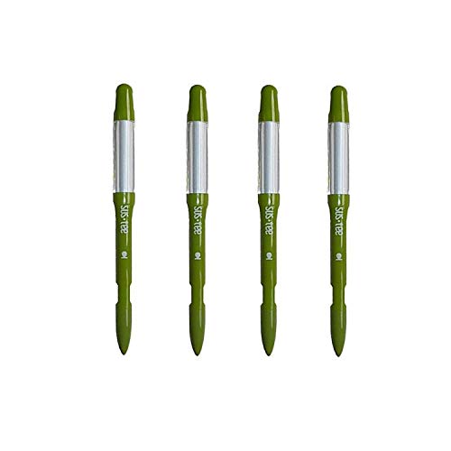 Sustee Aquameter, Set of 4, Plant Soil Moisture Sensor, (Green, Small)