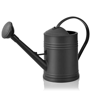 OKREK Watering Cans for House Plants, Small, Indoor/Outdoor Plants Garden Flower (1/2 Gallon, Black)