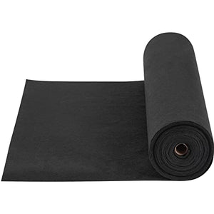 VEVOR Geotextile Landscape, 6ft x 50ft 8 oz, Non-Woven PP Drainage 350N Tensile Strength & 440 N Load Capacity, for Ground Cover, Garden Fabric, French Drains, Black